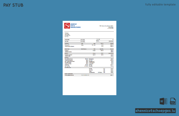 USA American Axle Manufacturing Company – Beispielvorschau